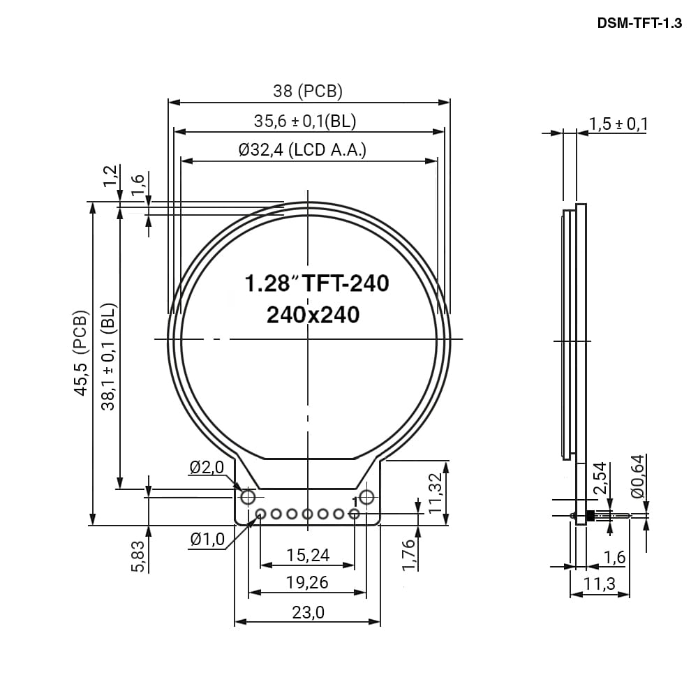 Миниатюра: Схема DSM-TFT-1.3 2