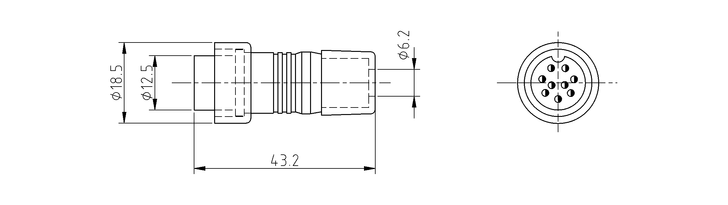 Миниатюра: Схема GX16-P-9A