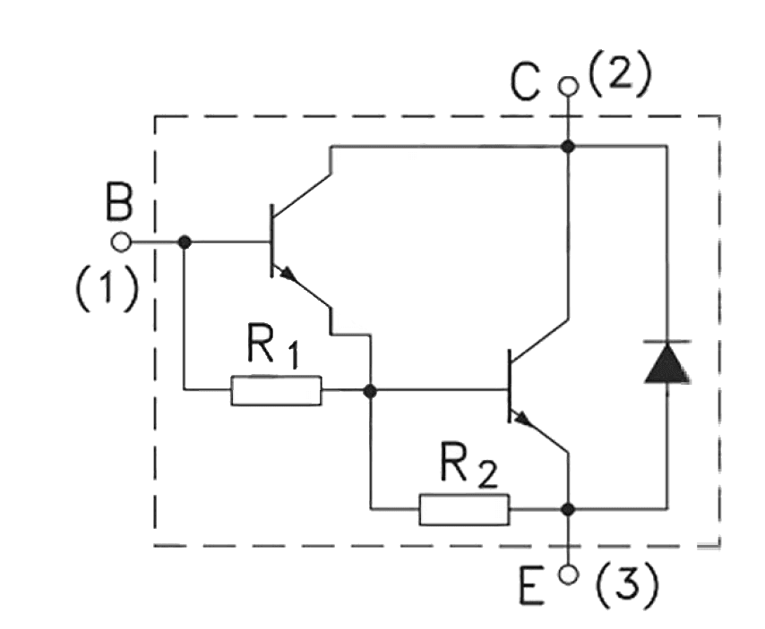 Миниатюра: Схема BDX53C