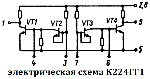 Миниатюра: Схема К224ГГ1