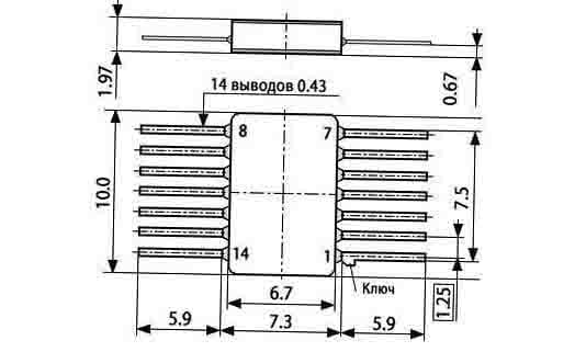 Миниатюра: Схема 530ИЕ15