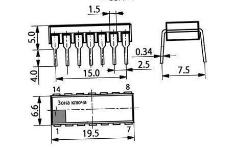 Миниатюра: Схема КР1628РР2