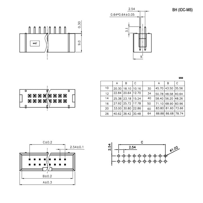 Миниатюра: Схема BH-34 (IDC-34MS)