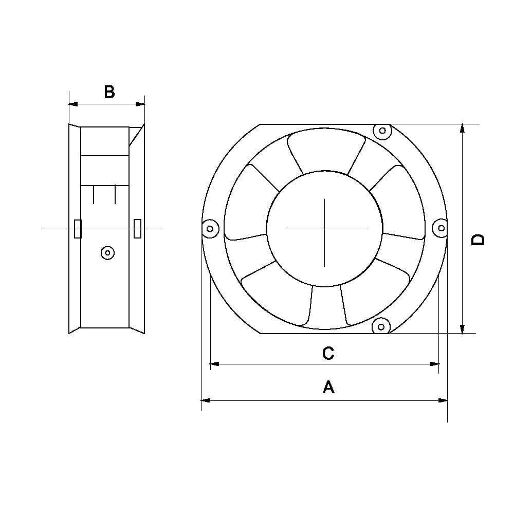 Миниатюра: Схема RQA 172x150x50HBL 110VAC