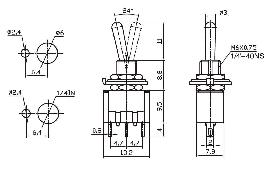 Миниатюра: Схема MTS-103 on-off-on