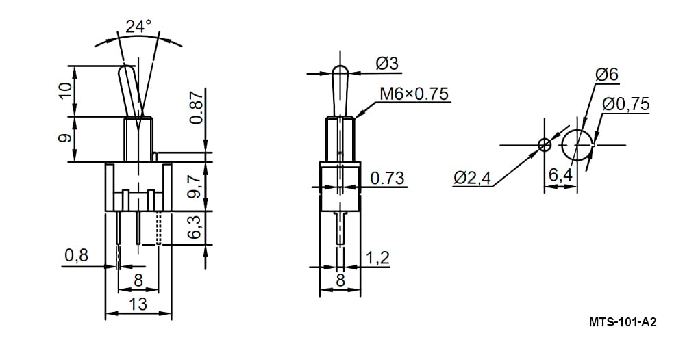 Миниатюра: Схема MTS-101-A2 on-off