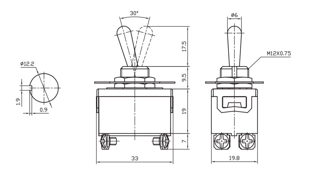 Миниатюра: Схема KN3(C)-201(A) on-off