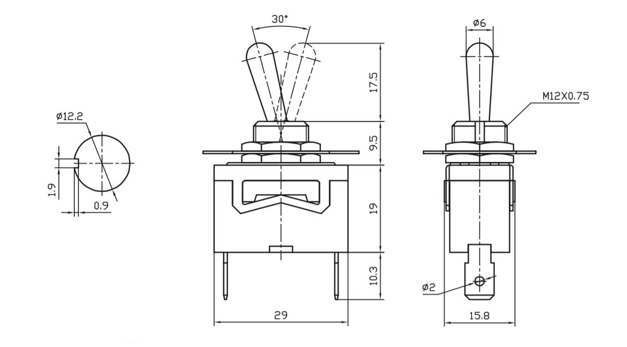 Миниатюра: Схема KN3(C)-101P(A) on-off