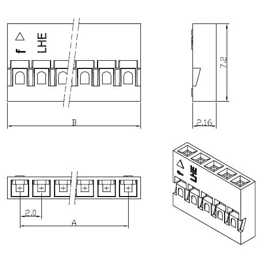 Миниатюра: Схема BLS2-14 pitch 2.00 mm 1