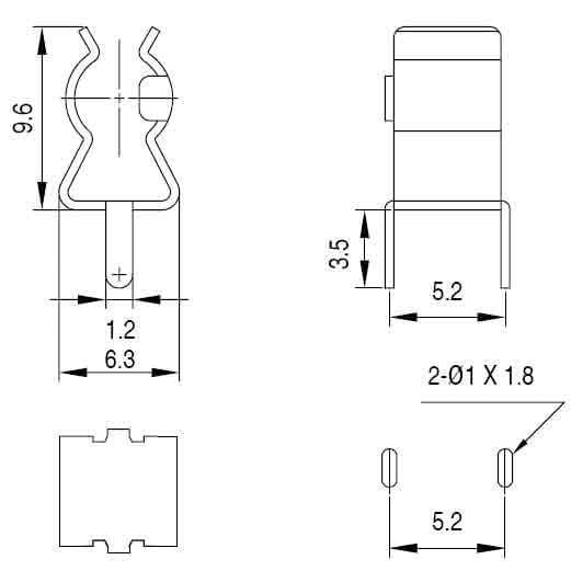 Миниатюра: Схема NF-004 for 5х20mm (FC-001S) Ag