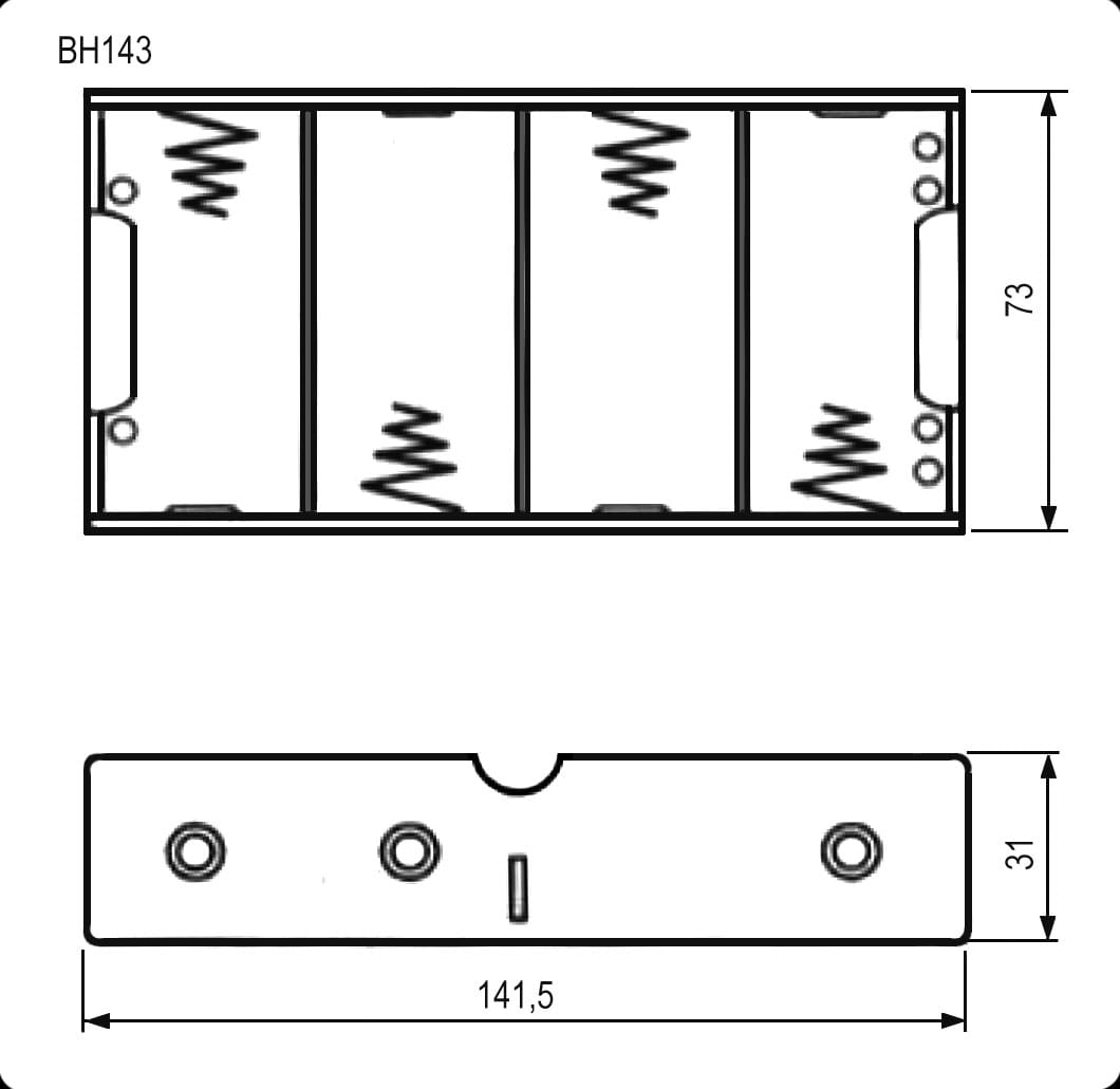 Миниатюра: Схема BH143 D 4x1