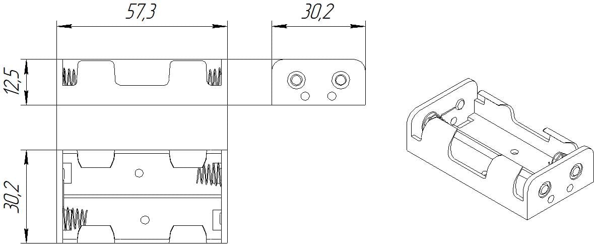 Миниатюра: Схема BH321 AA 2x1 (BH603)