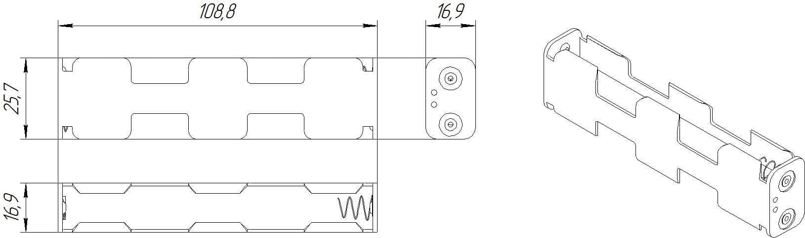 Миниатюра: Схема BH342 AA 2x2 (BH606)
