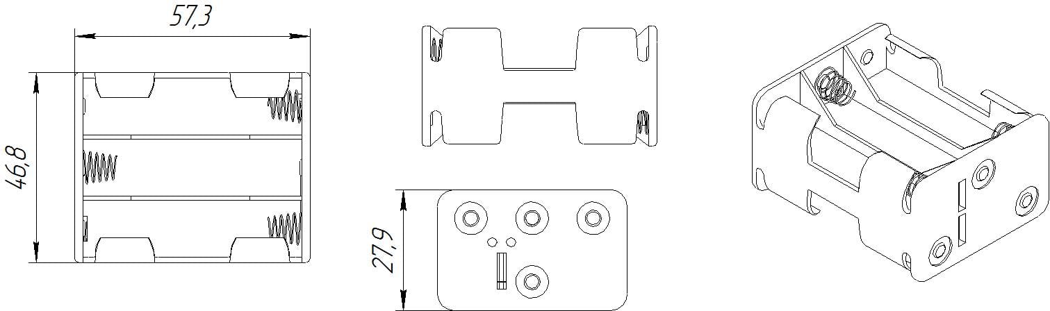 Миниатюра: Схема BH363 AA 3x1+3x1 (BH607)