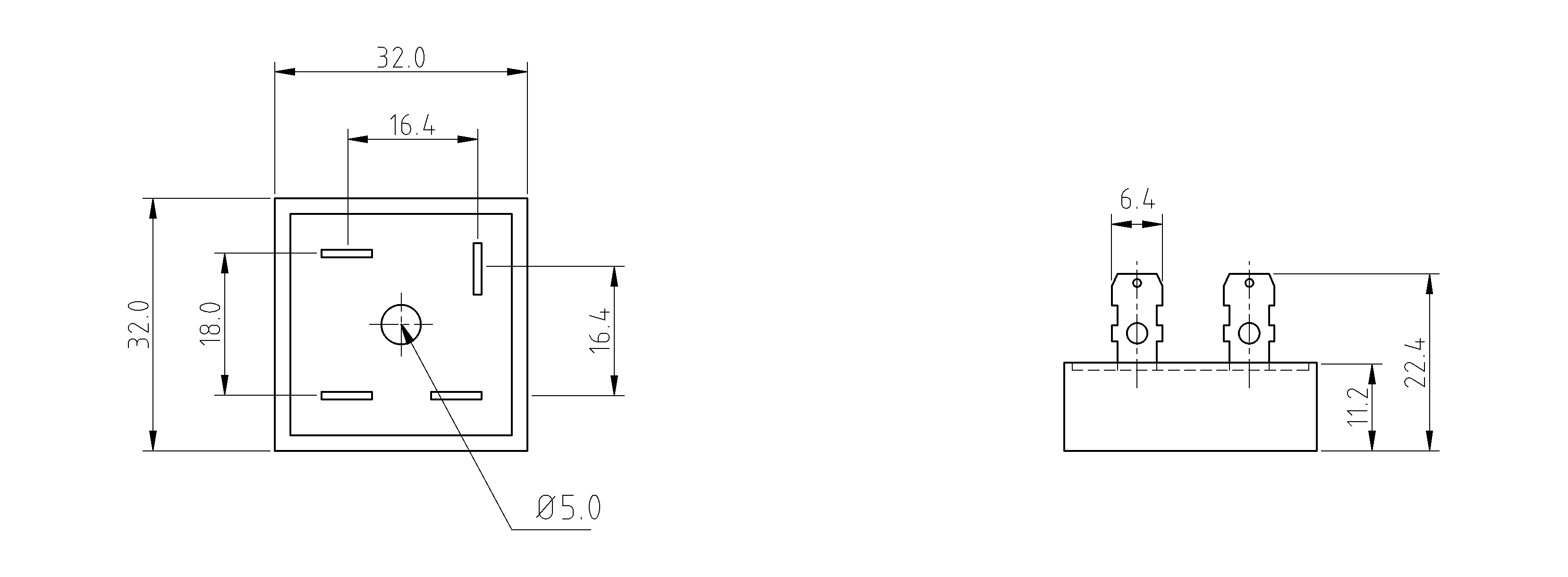 Миниатюра: Схема KBPC5010 50A 1000V (MB5010)