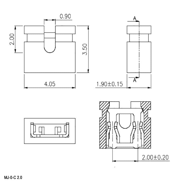 Миниатюра: Схема MJ-0-C 2.00 mm