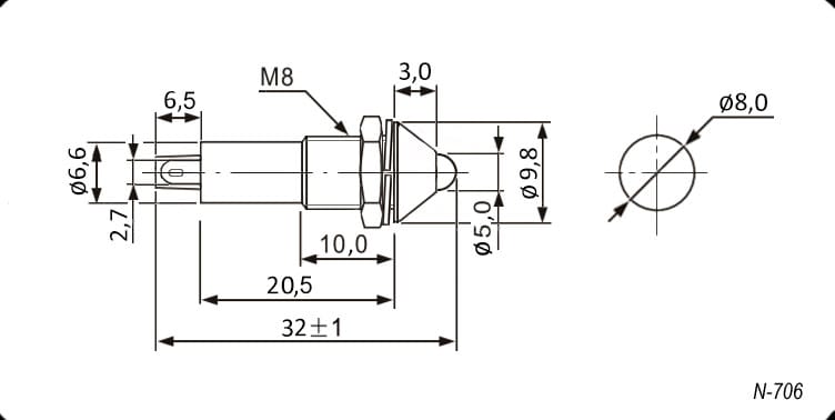 Миниатюра: Схема N-706-G 220V