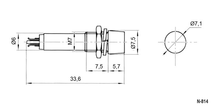 Миниатюра: Схема N-814-G 220V