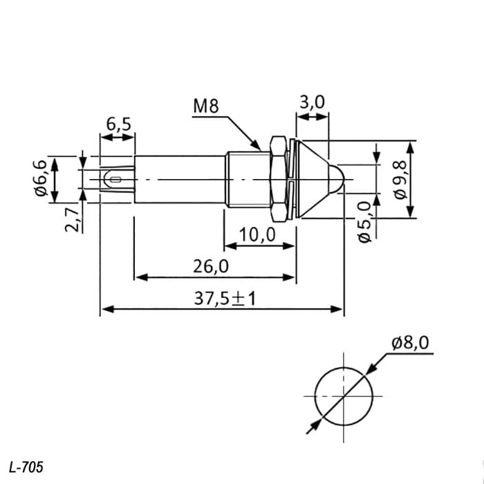 Миниатюра: Схема L-705-R 12V