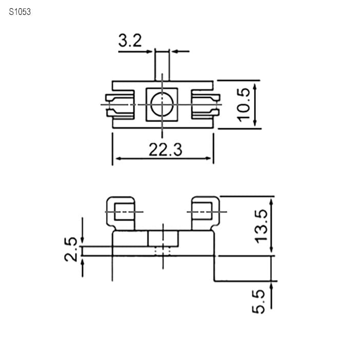Миниатюра: Схема S1053 (5x20 6a 250v)