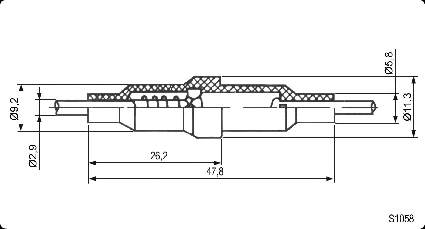 Миниатюра: Схема S1058 (5x20 10a 250v)