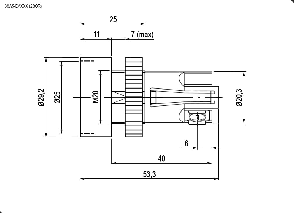 Миниатюра: Схема LXA2 (3SA5)-EA121 off-(on)