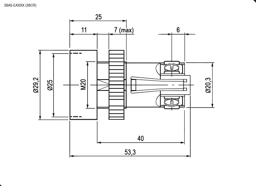 Миниатюра: Схема LXA2 (3SA5)-EA145 off-(on)