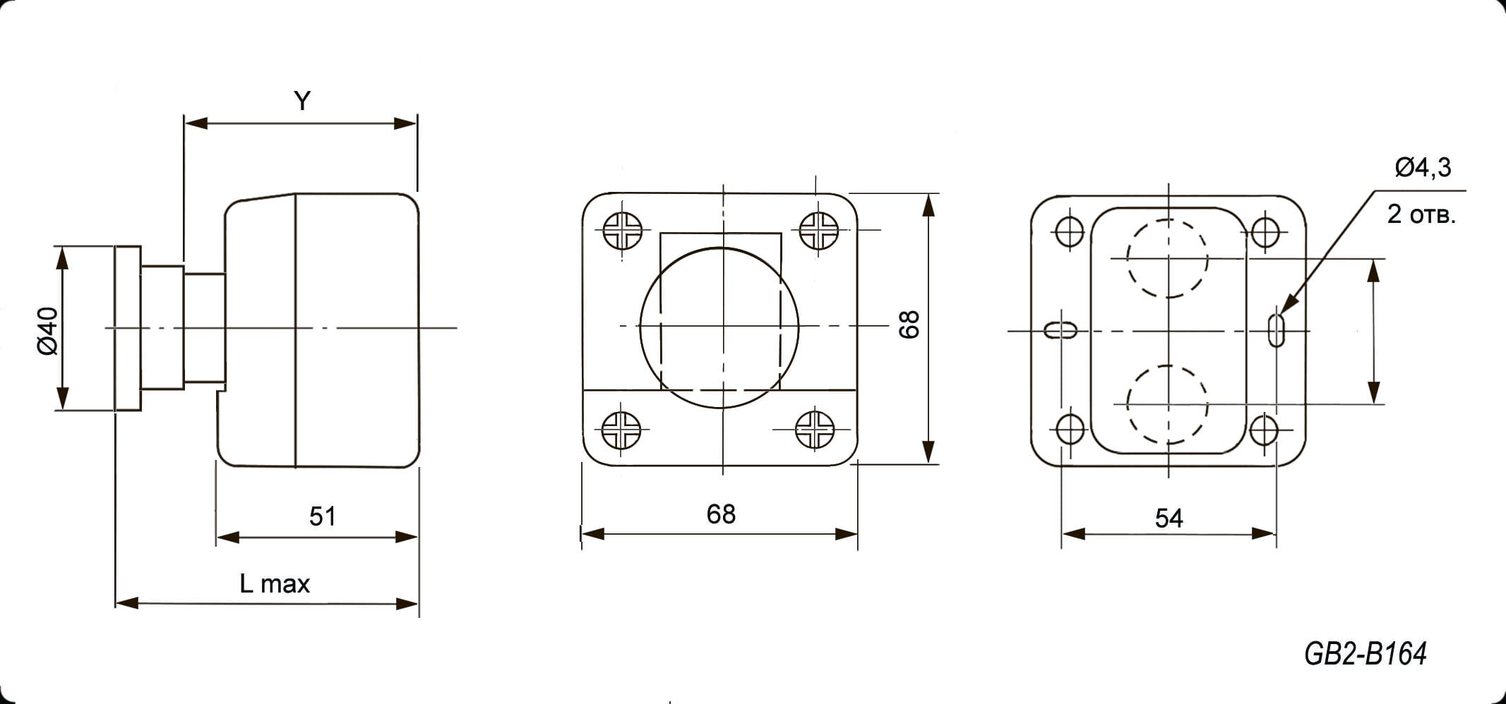 Миниатюра: Схема GB2-B164H29 (N/C)