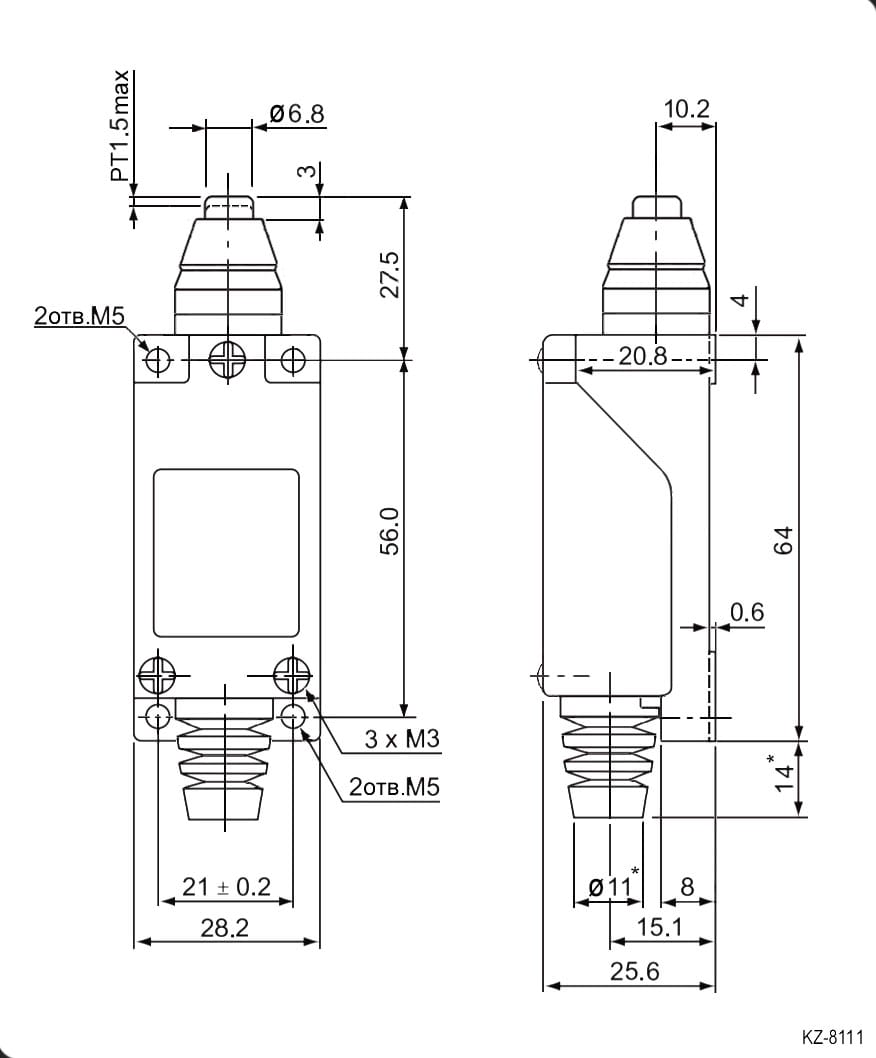 Миниатюра: Схема KZ-8111 (TZ-8111) Al+Zinc 1