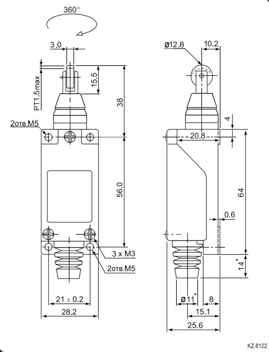 Миниатюра: Схема KZ-8122 (TZ-8122) Al+Zinc 1