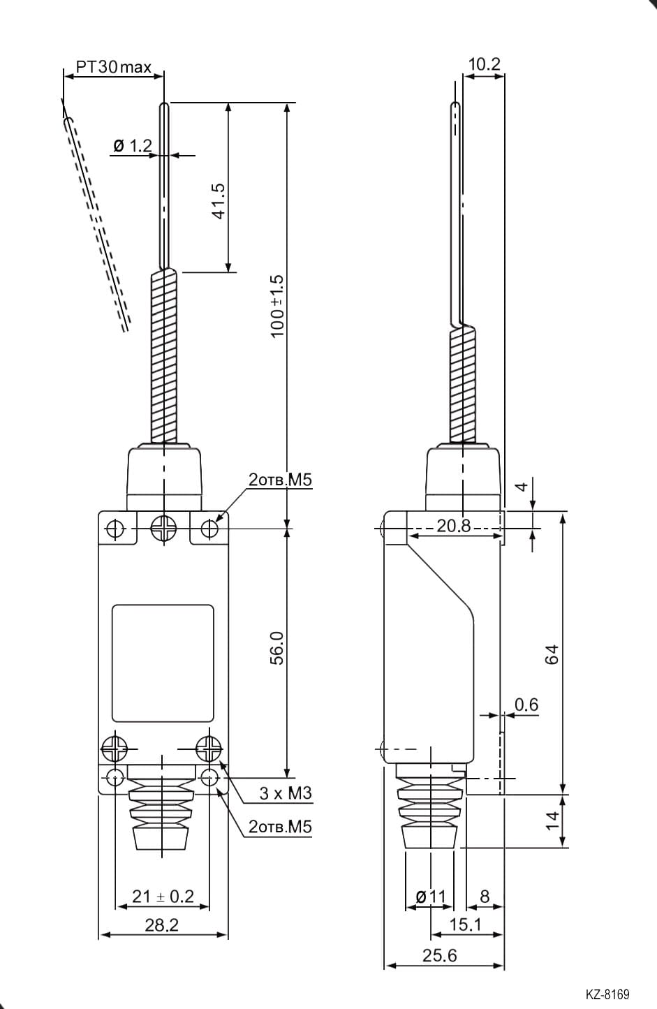 Миниатюра: Схема KZ-8169 (TZ-8169) Al+Zinc 1