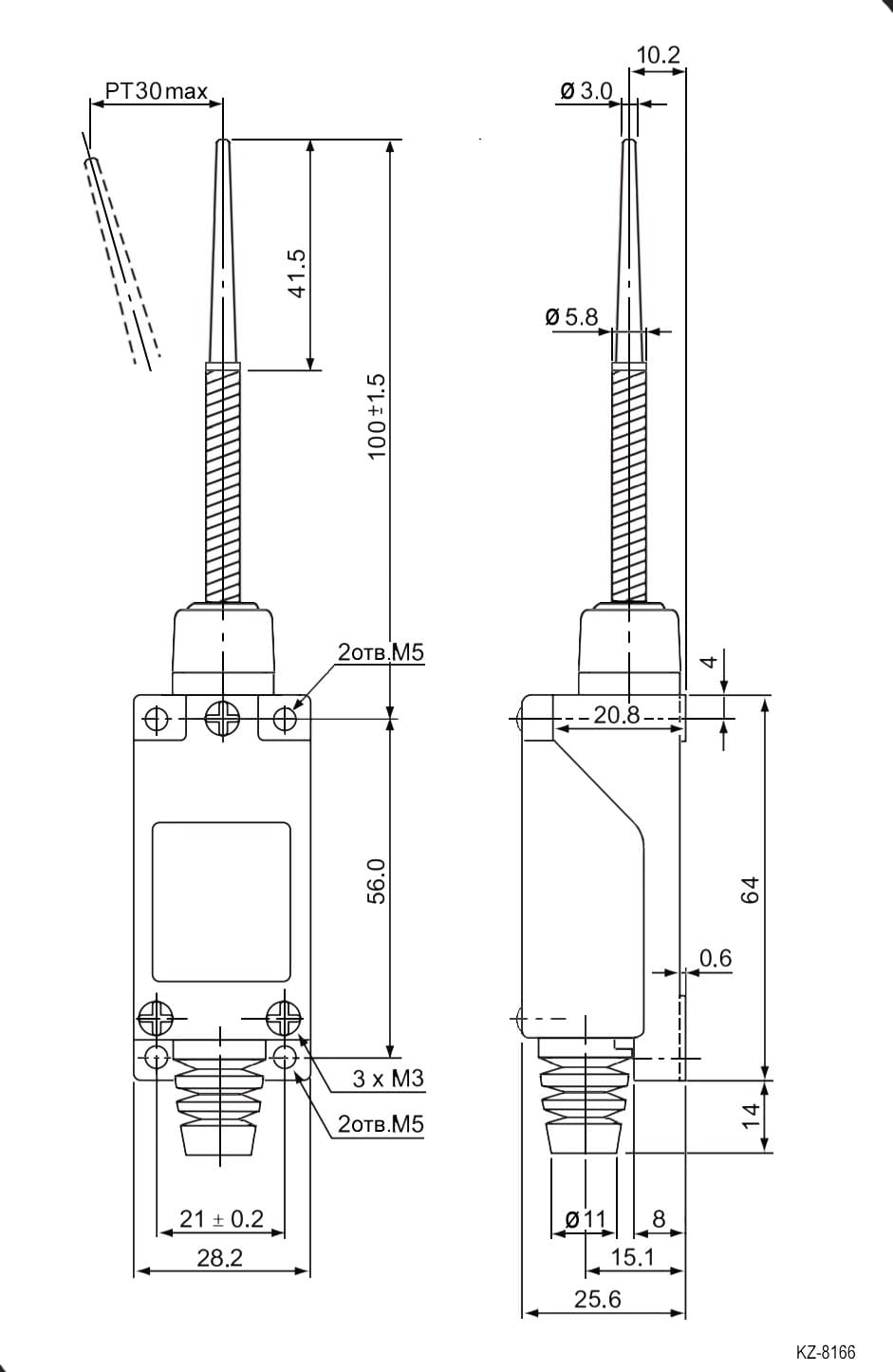 Миниатюра: Схема KZ-8166 (TZ-8166) Al+Zinc 1