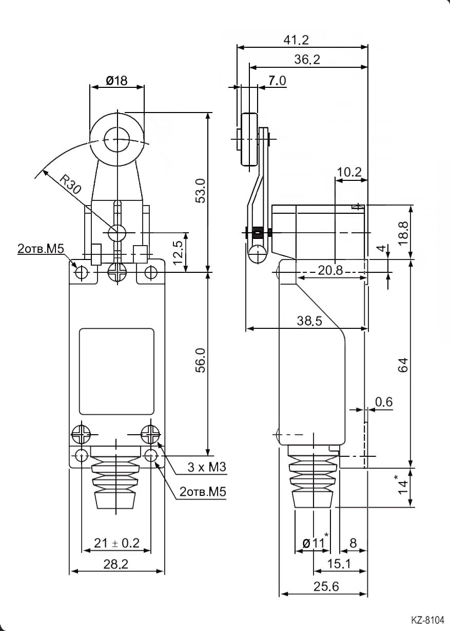 Миниатюра: Схема KZ-8104 (TZ-8104) Al+Zinc 1