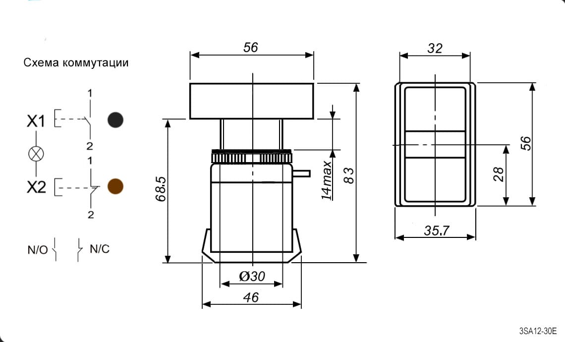 Миниатюра: Схема 3SA12-30E-11FSWD