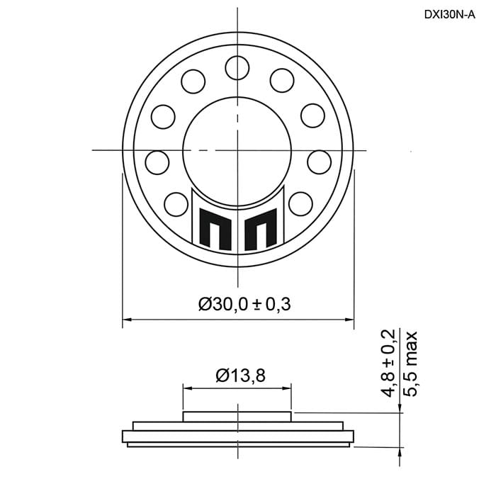 Миниатюра: Схема DXI30N-A 0.25W 50ohm 2
