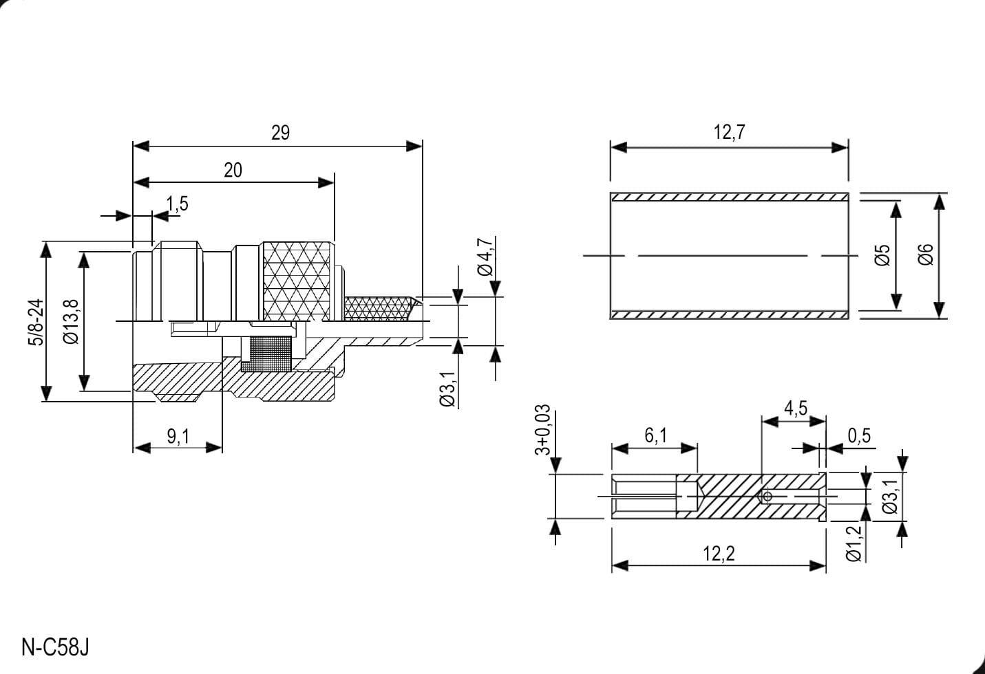 Миниатюра: Схема N-C58J