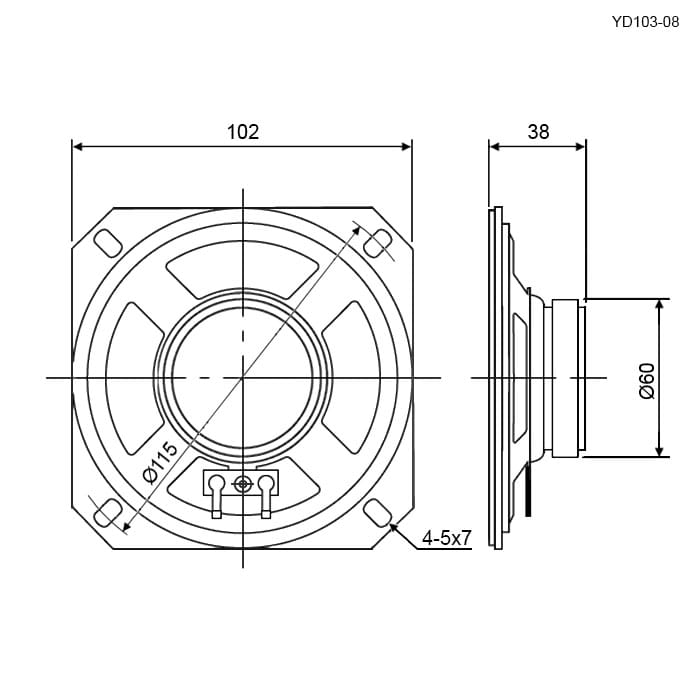 Миниатюра: Схема YD103-08 8W 4ohm