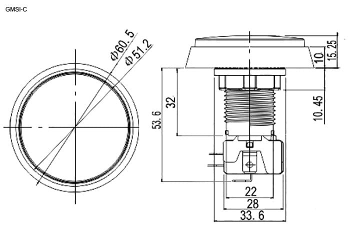 Миниатюра: Схема GMSI-1B-C no(nc)+nc(no) white