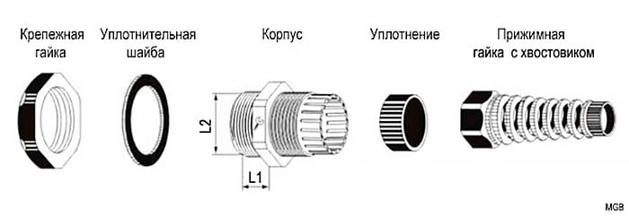 Миниатюра: Схема MGB16-P-8B