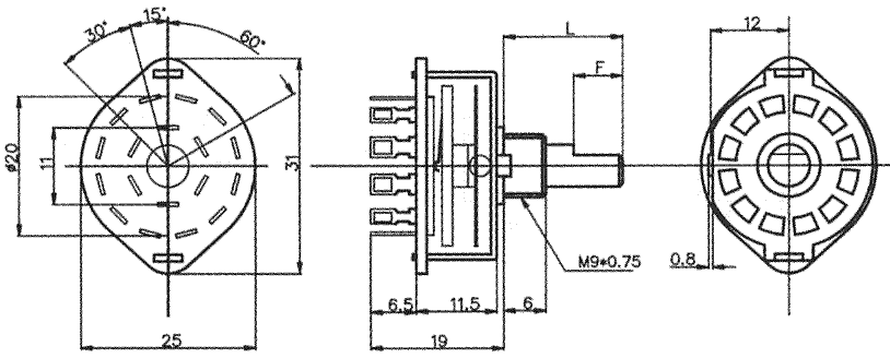 Миниатюра: Схема SR25-1-3-2 на провод