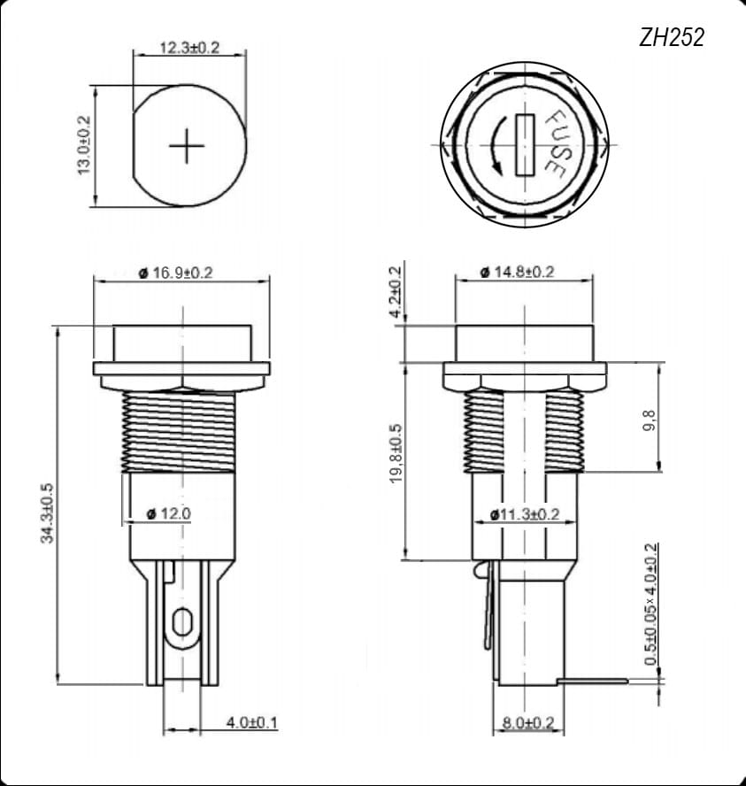 Миниатюра: Схема ZH252 for 5х20