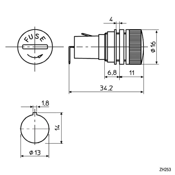 Миниатюра: Схема ZH253 for 5х20