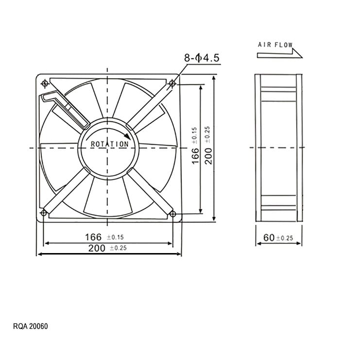 Миниатюра: Схема RQA 20060A2HBL Square 220VAC
