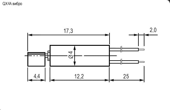 Миниатюра: Схема QX- 4A 3.0V вибро
