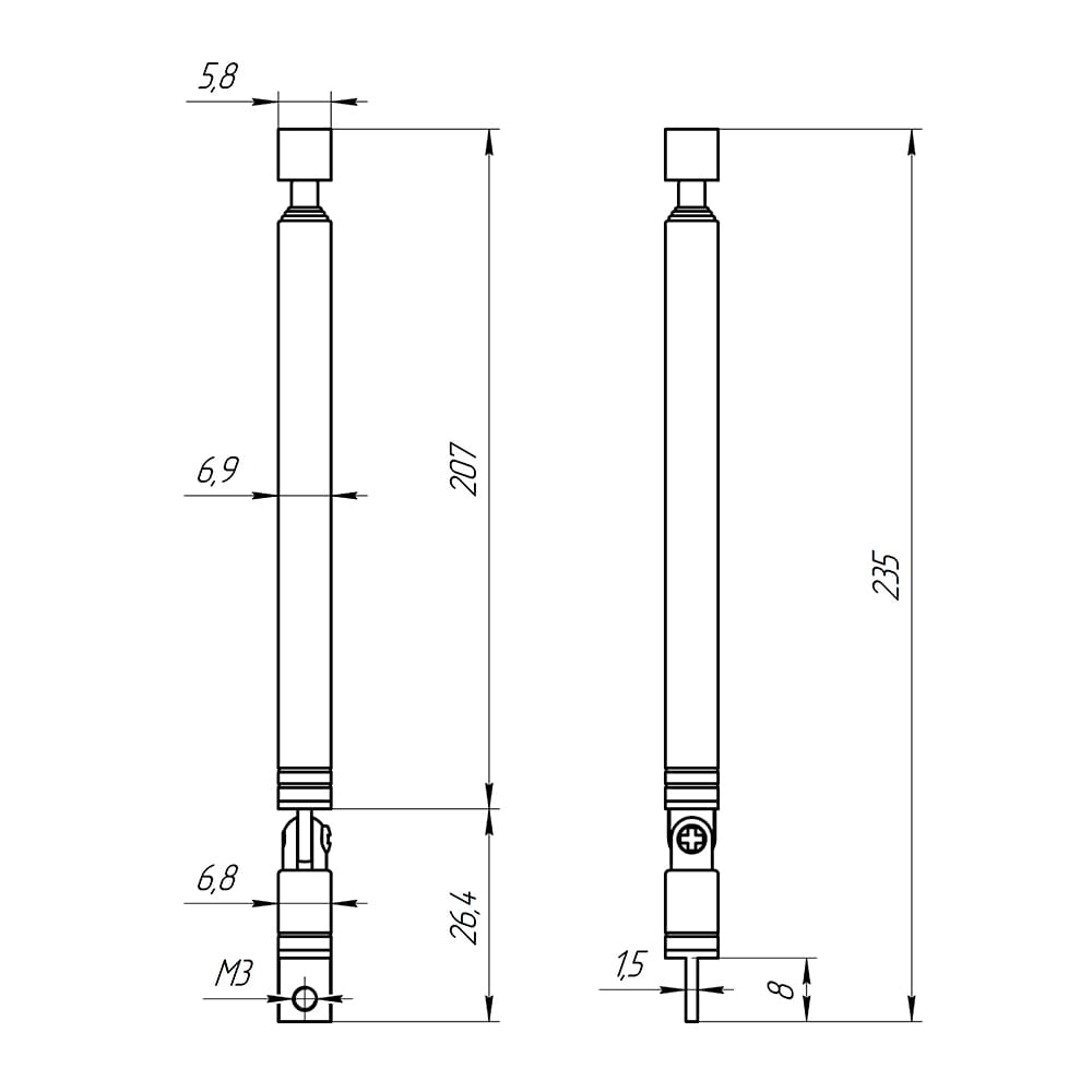 Миниатюра: Схема AST-13 D7mm S5 200-860mm