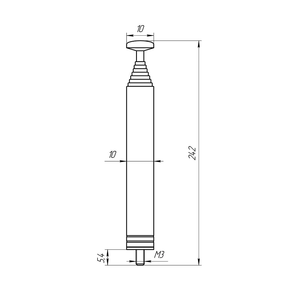 Миниатюра: Схема AST-14 D10mm S9 230-1700mm
