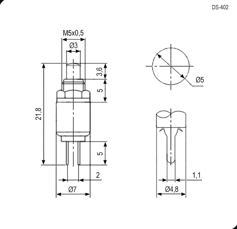 Миниатюра: Схема DS-402 OFF-(ON)