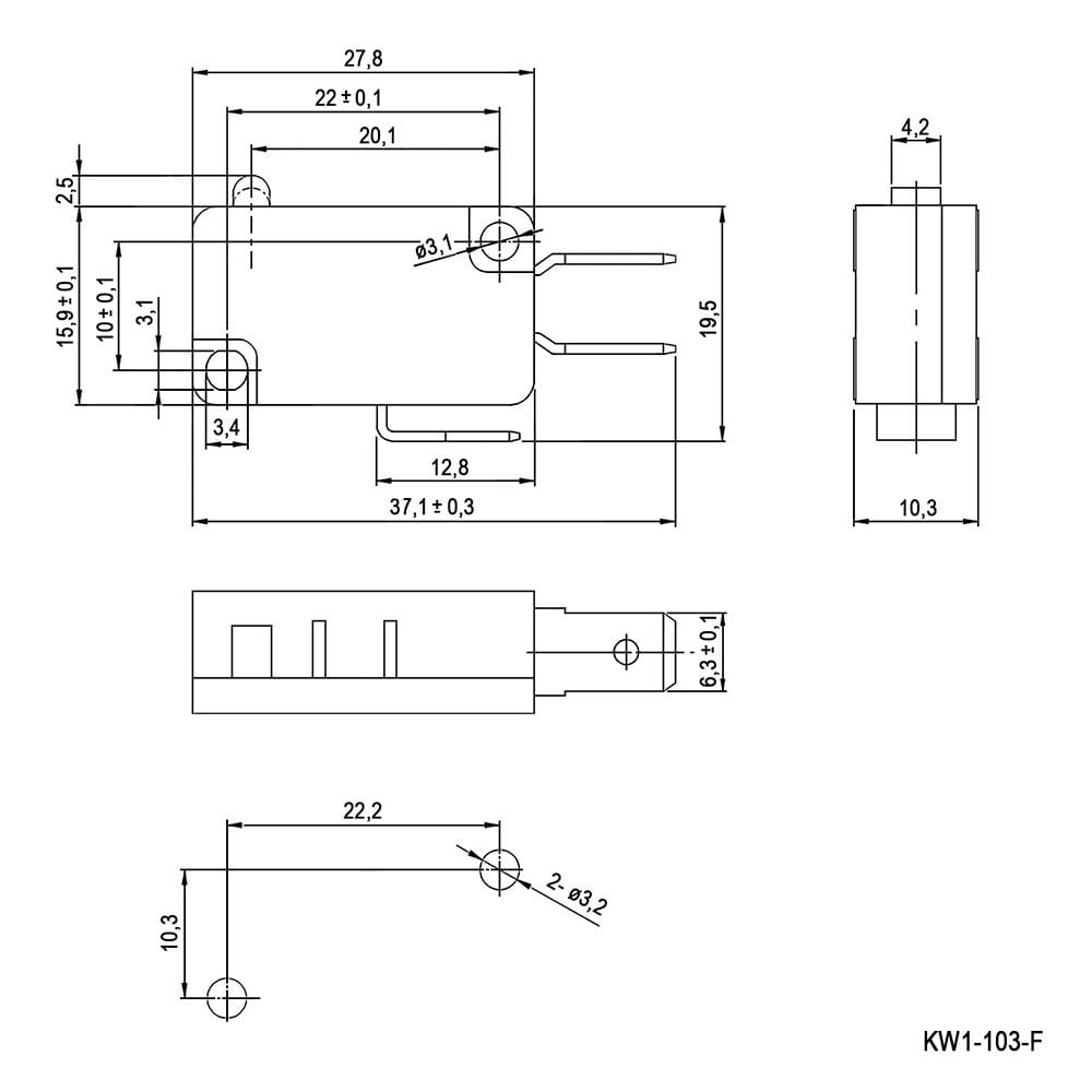 Миниатюра: Схема KW1-103-F