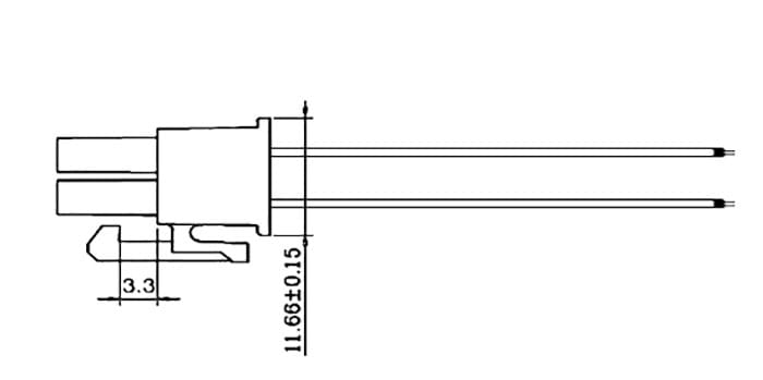 Миниатюра: Схема MF-2x1F wire 0,3m AWG20
