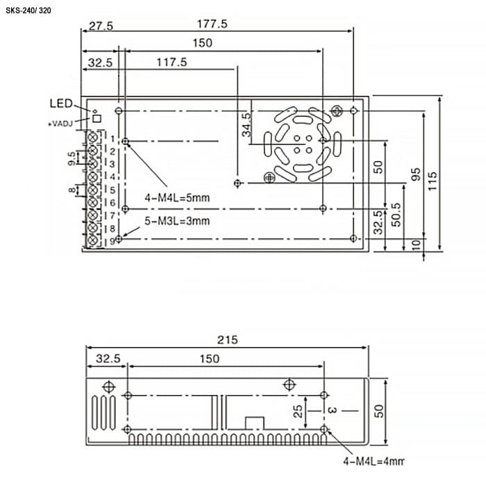 Миниатюра: Схема SKS-320 DC/24V